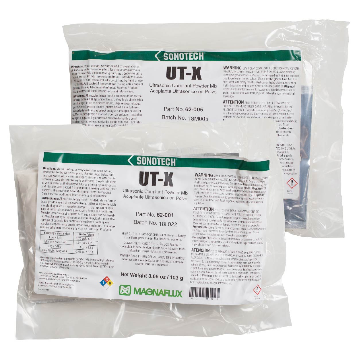 UT-X Powder超聲耦合劑粉末